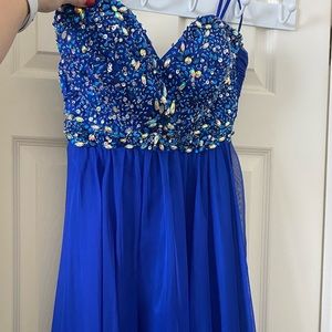 Beautiful Royal Blue Prom Dress or Evening Dress